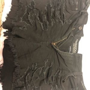 Vintage High Rise Festival Shorts Size 16